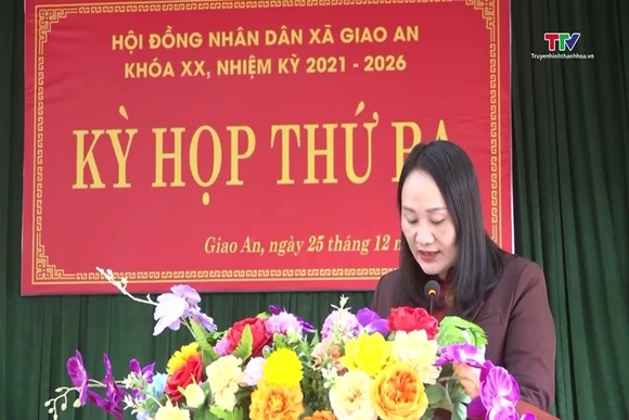 Hội đồng Nhân dân xã Giao An khóa XX thông qua nhiều nghị quyết quan trọng
