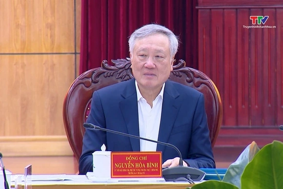 Phó Thủ tướng Thường trực Chính phủ làm việc với tỉnh Thanh Hóa để giải quyết khó khăn vướng mắc cho
