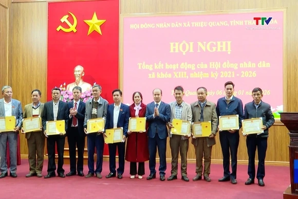 Hội đồng nhân dân xã Thiệu Quang tổng kết nhiệm kỳ 2021 - 2026
