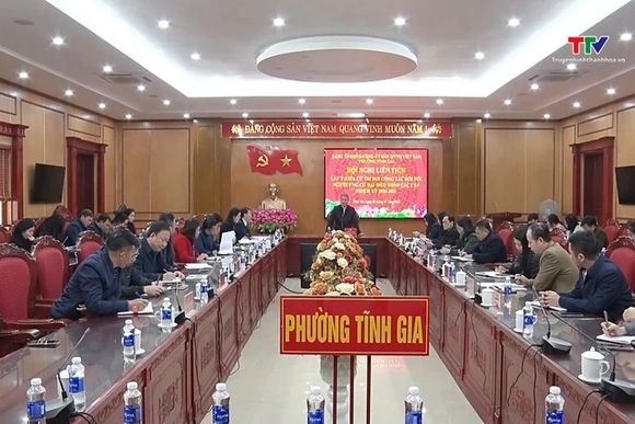 Phường Tĩnh Gia lấy ý kiến cử tri đối với người ứng cử đại biểu HĐND các cấp, nhiệm kỳ 2026 - 2031