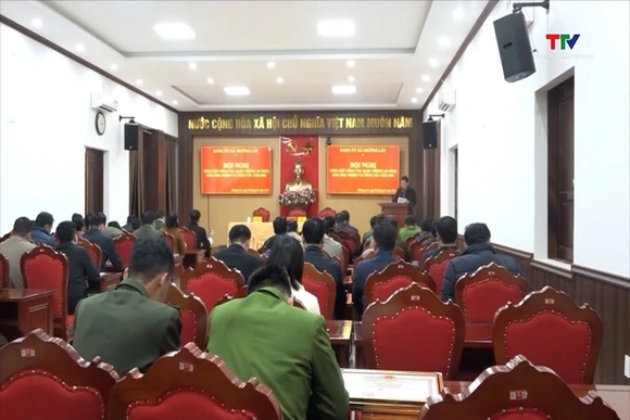 Xã Mường Lát triển khai nhiệm vụ quốc phòng - an ninh năm 2026