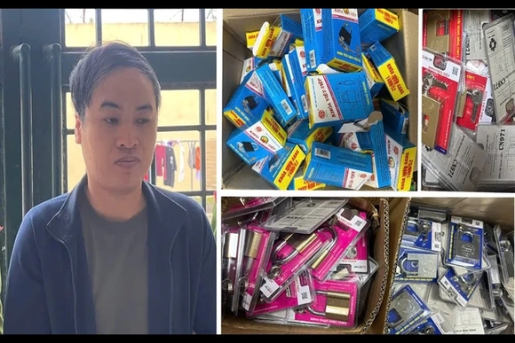 Bắt giữ đối tượng vận chuyển hơn 400 sản phẩm giả mạo khóa Việt - Tiệp