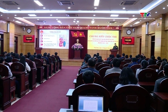 Chung kết cuộc thi Tìm hiểu nghị quyết Đại hội Đảng bộ các cấp