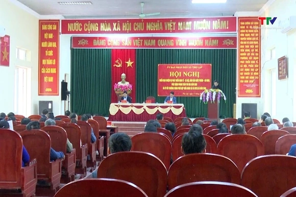 Xã Thọ Lập triển khai Kế hoạch hành động thực hiện các Nghị quyết về phát triển kinh tế - xã hội năm