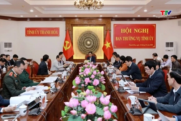 Hội nghị Ban Thường vụ Tỉnh ủy lần thứ 12