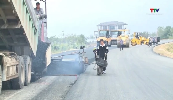 Đẩy nhanh tiến độ thi công đường ven biển Nga Sơn - Hoằng Hóa