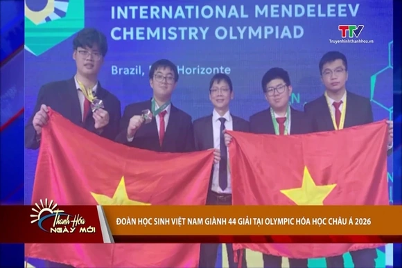 Đoàn học sinh Việt Nam giành 44 giải tại Olympic Hóa học châu Á 2026