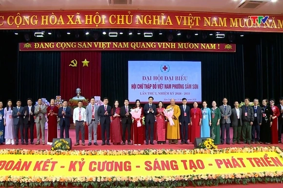 Đại hội đại biểu Hội Chữ thập đỏ phường Sầm Sơn lần thứ nhất