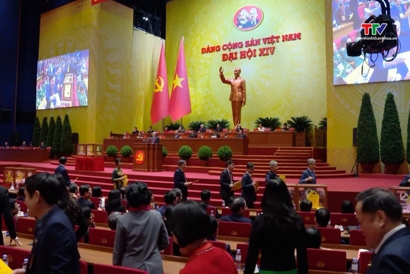 Thông cáo báo chí về ngày làm việc thứ tư Đại hội đại biểu toàn quốc lần thứ XIV của Đảng