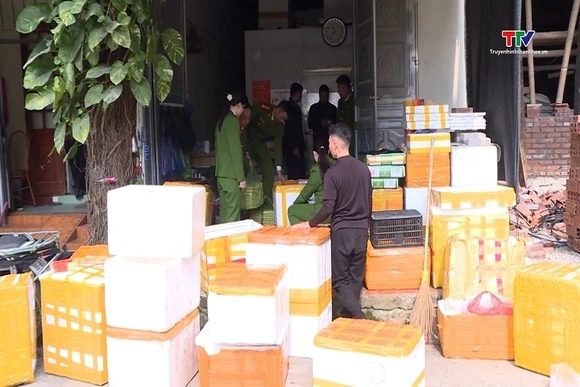Thanh Hoá thu giữ hơn 1,1 tấn thực phẩm không rõ nguồn gốc xuất xứ