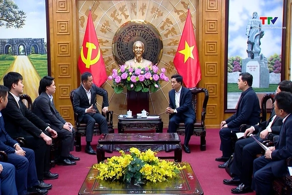 Bí thư Tỉnh ủy Nguyễn Doãn Anh tiếp xã giao lãnh đạo Tập đoàn Sumitomo