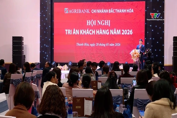 Agribank Chi nhánh Bắc Thanh Hóa hội nghị khách hàng năm 2026