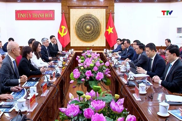 Thường trực Tỉnh ủy làm việc với lãnh đạo Tập đoàn WHA (Thái Lan)