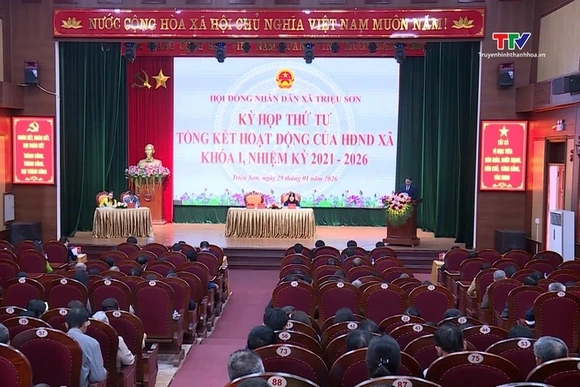 Tổng kết hoạt động của Hội đồng Nhân dân xã Triệu Sơn khoá I, nhiệm kỳ 2021 - 2026