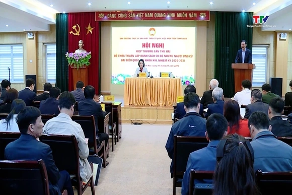 Hội nghị hiệp thương lần thứ hai lập danh sách sơ bộ người ứng cử đại biểu Quốc hội khóa XVI, HĐND t