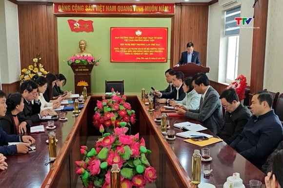 Phường Đông Tiến hiệp thương lần hai giới thiệu người ứng cử đại biểu HĐND xã