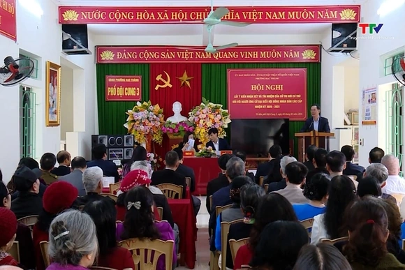 Thống nhất giới thiệu người ứng cử đại biểu Hội đồng nhân dân các cấp, nhiệm kỳ 2026 - 2031