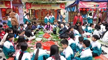 Sắc xuân nơi trường học vùng biên