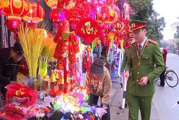 Xã Yên Trường thực hiện cao điểm đảm bảo trật tự hành lang  giao thông
