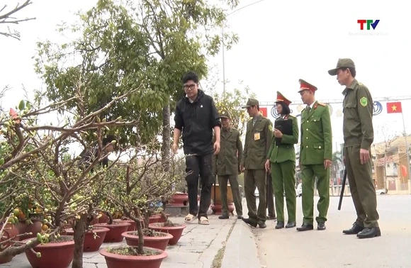 Công an Thanh Hóa tăng cường thực hiện cao điểm bảo vệ Tết Nguyên đán