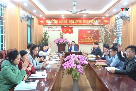 Xã Quảng Bình tổ chức hiệp thương lần thứ ba