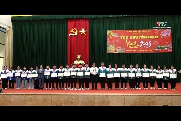 Hội Khuyến học xã Kim Tân tổ chức Chương trình Tết Khuyến học Xuân Bính Ngọ năm 2026