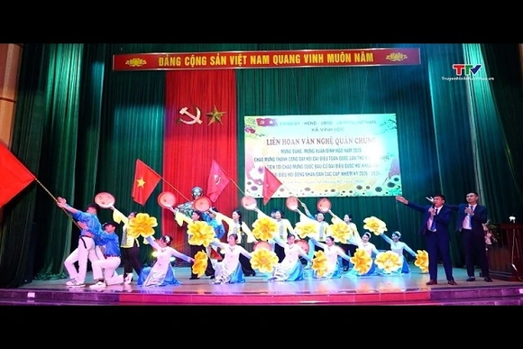 Xã Vĩnh Lộc tổ chức Liên hoan Văn nghệ quần chúng 
