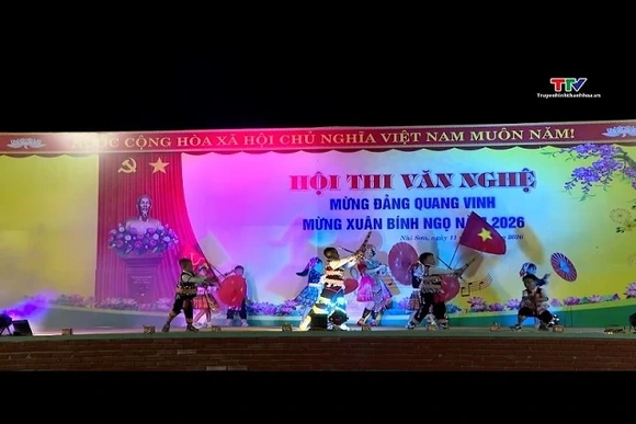 Hội thi văn nghệ mừng Đảng, mừng Xuân Bính Ngọ 2026 tại xã Nhi Sơn