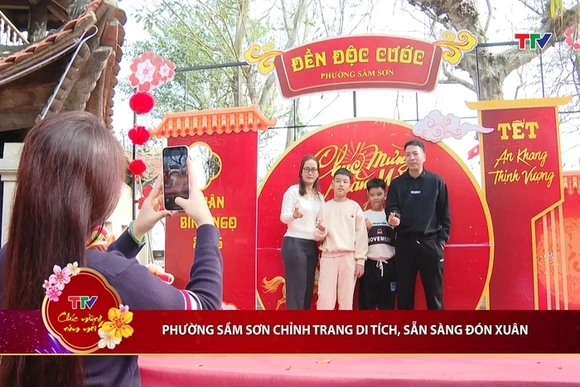 Phường Sầm Sơn chỉnh trang di tích,sẵn sàng đón Xuân