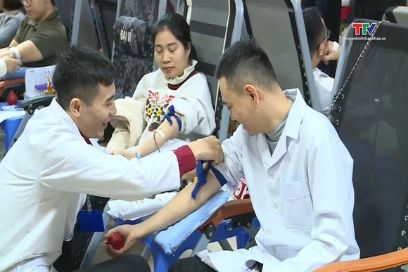 Thanh Hoá chủ động bổ sung nguồn máu phục vụ cấp cứu dịp Tết