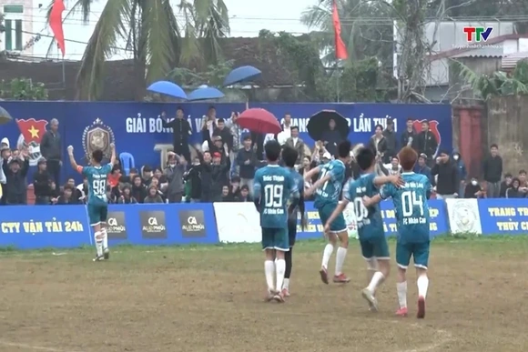 Giải bóng đá vô địch xã Thiệu Quang TQF Cup lần thứ I, năm 2026 thành công rực rỡ