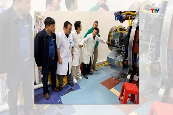 Bệnh viện Ung bướu tỉnh Thanh Hóa sẵn sàng vận hành hệ thống máy xạ trị gia tốc hiện đại