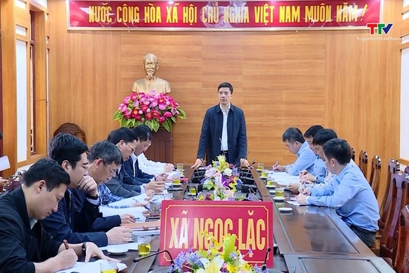 Quyết liệt các giải pháp đảm bảo tiến độ thực hiện Tiểu dự án Cải thiện cơ sở hạ tầng đô thị Ngọc Lặ
