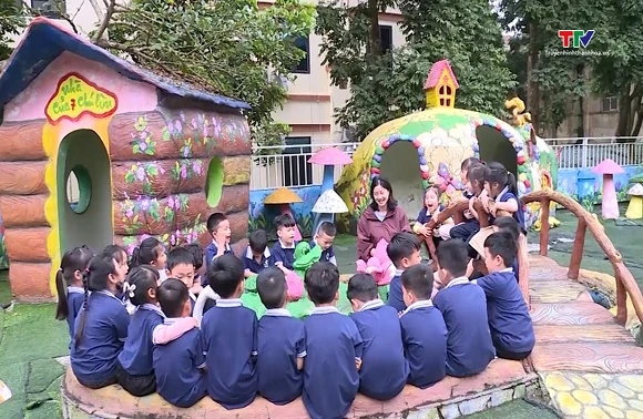 Các trường mầm non chủ động phòng dịch bệnh cho trẻ sau Tết