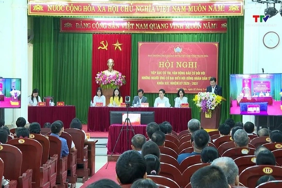 Ứng cử viên đại biểu HĐND tỉnh tiếp xúc cử tri đơn vị bầu cử số 26