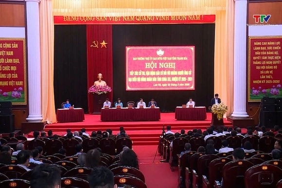 Ứng cử viên đại biểu HĐND tỉnh tiếp xúc cử tri đơn vị bầu cử số 17