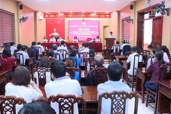 Ứng cử viên đại biểu HĐND tỉnh tiếp xúc cử tri đơn vị bầu cử số 23