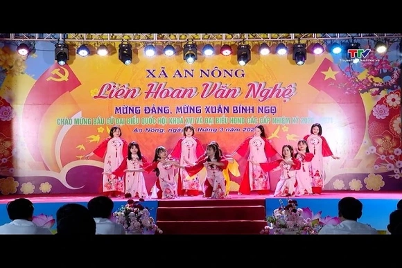 Xã An Nông liên hoan văn nghệ mừng Đảng - mừng Xuân Bính Ngọ 2026