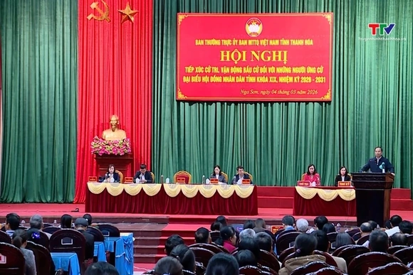 Ứng cử viên đại biểu HĐND tỉnh tiếp xúc cử tri đơn vị bầu cử số 21