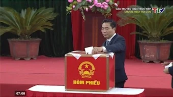 Những lá phiếu đầu tiên bầu cử Đại biểu Quốc hội khóa XVI và HĐND các cấp nhiệm kỳ 2026 - 2031