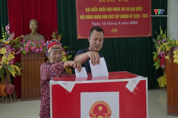 Hơn 25.000 cử tri phường Nam Sầm Sơn tham gia bầu cử