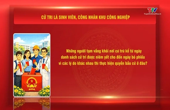 Hỏi - đáp nhanh về bầu cử: Cử tri là sinh viên, công nhân khu công nghiệp