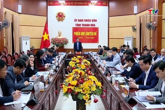 Phiên họp chuyên đề Ủy ban Nhân dân tỉnh tháng 3/2026