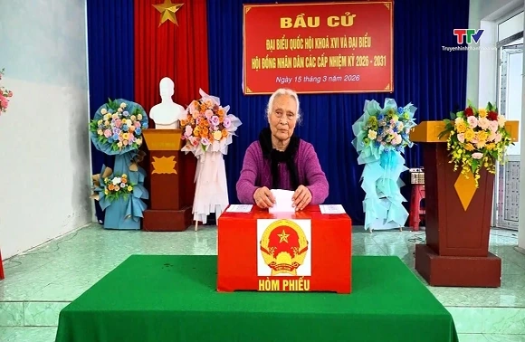 Hơn 25 nghìn cử tri xã Quảng Bình đi bầu cử