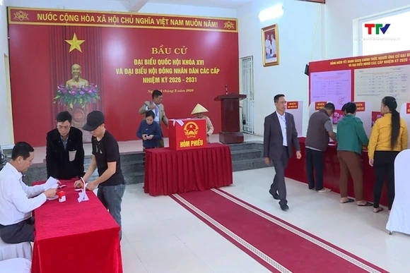Hơn 68.000 cử tri của phường Sầm Sơn tham gia bầu cử