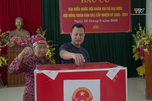 Hơn 25 nghìn cử tri phường Nam Sầm Sơn tham gia bầu cử