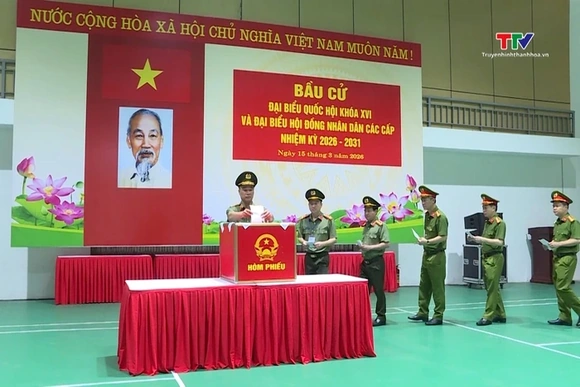99,94% cử tri Thanh Hóa đi bầu cử đại biểu Quốc hội khóa XVI và đại biểu Hội đồng Nhân dân các cấp n