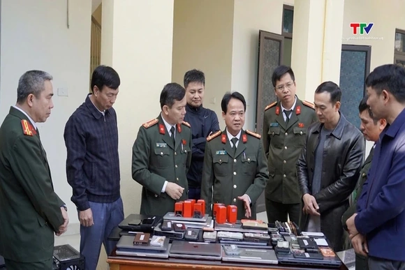 Công an Thanh Hóa triệt xóa đường dây lừa đảo, chiếm đoạt tài sản quy mô đặc biệt lớn