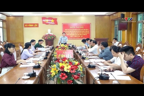 Xã Vĩnh Lộc thông qua biên bản xác định kết quả bầu cử