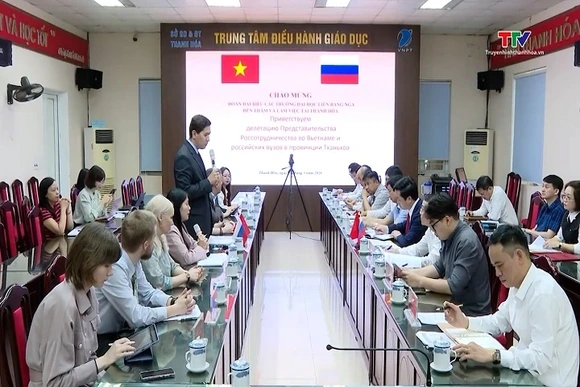 Tăng cường hợp tác giáo dục với các trường đại học Liên bang Nga